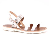 SANDALO BIMBA LAM/VIP LAM/COCCO COL. ARGENTO