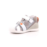 SANDALIA SPORT REJILLA GRIS Y BLANCO