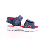 48FLIN SANDALO BAMB. BLU-ROSSO