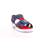48FLIN SANDALO BAMB. BLU-ROSSO