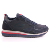 WEN 0099 LOW M S.FABRIC/SUEDE DK.BLUE