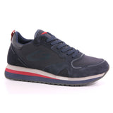 WEN 0099 LOW M S.FABRIC/SUEDE DK.BLUE
