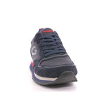 WEN 0099 LOW M S.FABRIC/SUEDE DK.BLUE