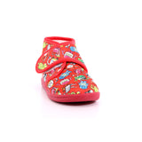 POLACCHINO VELCRO BIMBO ROSSO