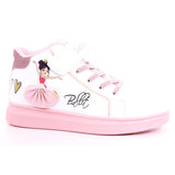 SCARPA LELLI KELLY MILLE STELLE BIANCO/ROSA