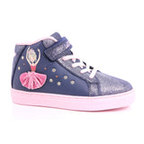 SCARPA LELLI KELLY MILLE STELLE LUCI BLU SUEDE