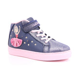 SCARPA LELLI KELLY MILLE STELLE LUCI BLU SUEDE