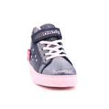 SCARPA LELLI KELLY MILLE STELLE LUCI BLU SUEDE