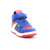 KIKALIEN SUEDE+PU+MESH+ 53 BLEU MARINE ROUGE