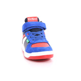 KIKALIEN SUEDE+PU+MESH+ 53 BLEU MARINE ROUGE