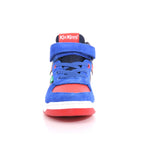 KIKALIEN SUEDE+PU+MESH+ 53 BLEU MARINE ROUGE