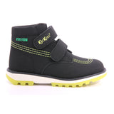 KICKFUN PU NUBUCK 8 NOIR JAUNE