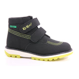 KICKFUN PU NUBUCK 8 NOIR JAUNE