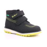 KICKFUN PU NUBUCK 8 NOIR JAUNE