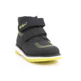 KICKFUN PU NUBUCK 8 NOIR JAUNE