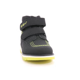 KICKFUN PU NUBUCK 8 NOIR JAUNE