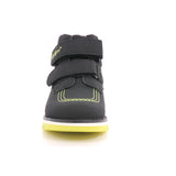 KICKFUN PU NUBUCK 8 NOIR JAUNE