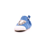 CHOU DOG CUIR SHERP RETRO 5 BLEU