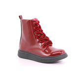 BOTIN CORDONES CHAROL BURDEOS