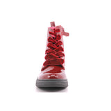 BOTIN CORDONES CHAROL BURDEOS