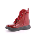 BOTIN CORDONES CHAROL BURDEOS