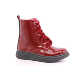 BOTIN CORDONES CHAROL BURDEOS