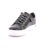 SCARPA PELLE F.DO GOMMA NERO/PLATINO