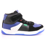 KICKALIEN SUEDE + PU + MESH 83 NOIR BLEU BLANC
