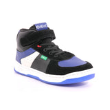 KICKALIEN SUEDE + PU + MESH 83 NOIR BLEU BLANC