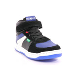 KICKALIEN SUEDE + PU + MESH 83 NOIR BLEU BLANC
