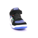 KICKALIEN SUEDE + PU + MESH 83 NOIR BLEU BLANC