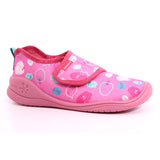 ZAPATILLA ESTAMPADO DINOS ROSA GABARDINA