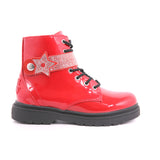 STIVALE LELLI KELLY STELLA STELLINA ROSSO VERNICE
