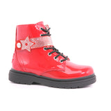 STIVALE LELLI KELLY STELLA STELLINA ROSSO VERNICE