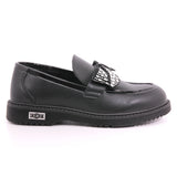 SABBATH MOCASSINO 0003 LOW J BOW PU BLACK