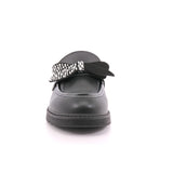 SABBATH MOCASSINO 0003 LOW J BOW PU BLACK