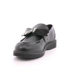 SABBATH MOCASSINO 0003 LOW J BOW PU BLACK
