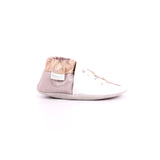 DANCING MOUSE CUIR NAPPA+G 33 BLANC ROSE GLITTER
