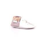 DANCING MOUSE CUIR NAPPA+G 33 BLANC ROSE GLITTER