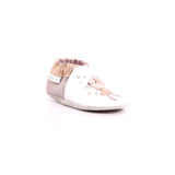 DANCING MOUSE CUIR NAPPA+G 33 BLANC ROSE GLITTER