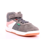 KICKALIEN SUEDE+PU+MESH 123 GRIS ROSE ARGENTO