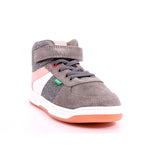 KICKALIEN SUEDE+PU+MESH 123 GRIS ROSE ARGENTO