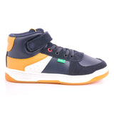 KICKALIEN SUEDE+PU+MESH 103 MARINE BLANC O