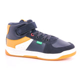 KICKALIEN SUEDE+PU+MESH 103 MARINE BLANC O