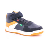 KICKALIEN SUEDE+PU+MESH 103 MARINE BLANC O
