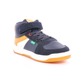 KICKALIEN SUEDE+PU+MESH 103 MARINE BLANC O