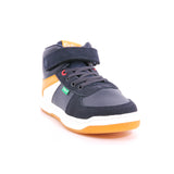 KICKALIEN SUEDE+PU+MESH 103 MARINE BLANC O
