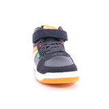 KICKALIEN SUEDE+PU+MESH 103 MARINE BLANC O