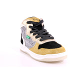 KICKLAX PU PRINT ZEBRE+SU 73 JAUNE NOIR ZEBRE