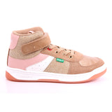 KICKALIEN SUEDE+PU+MESH 113 BEIGE ROSE GLITTER